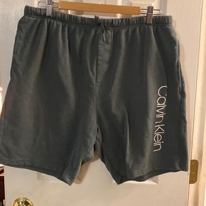 Calvin Klein mens athletic shorts.  Grey. Size XL. Lightly worn.